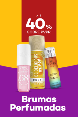 Brumas Perfumadas com destaque promocional de at&eacute; 45% obre pre&ccedil;o de Venda ao P&uacute;blico Recomendado